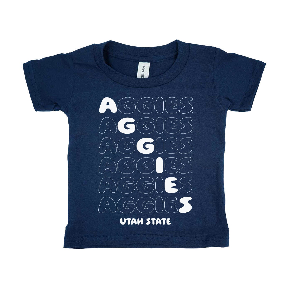 Official 26-27 Toddler Aggies Gameday T-Shirt Navy